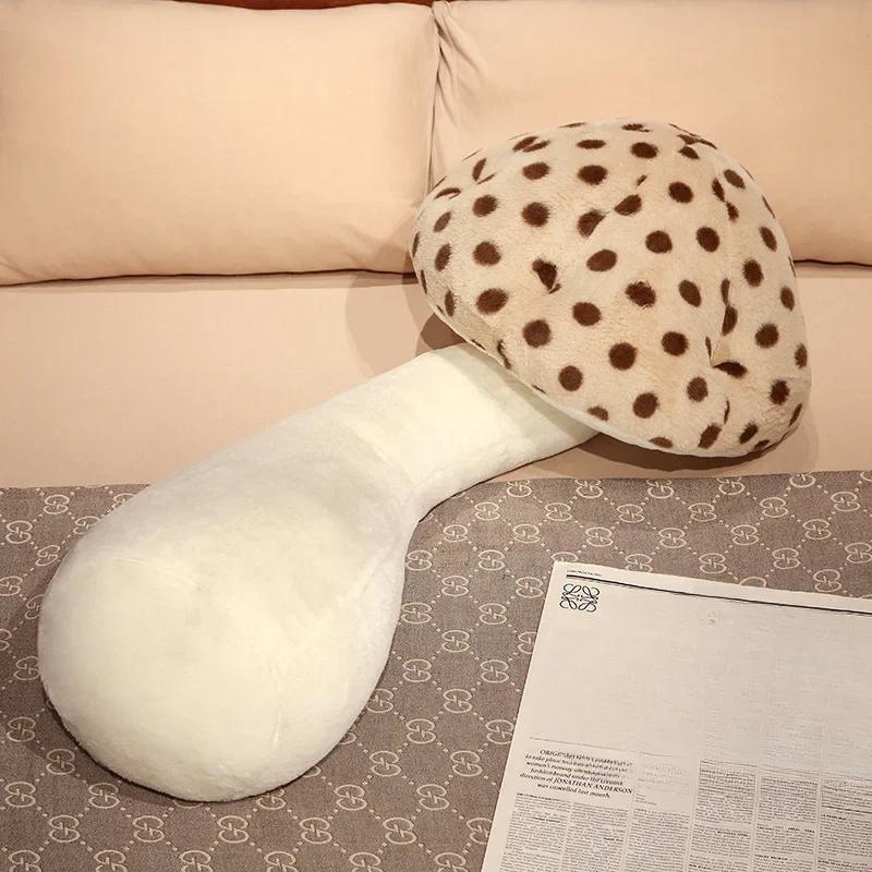 Мягкие грибы, плюшевые игрушки, большой размер, обнимающаяся подушка, мягкие растения, грибной стиль, пледы для сна, куклы, подушка для спины, домашний декор