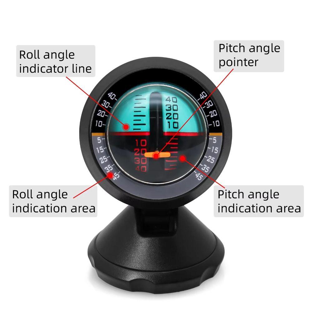 Multifunction Slope Meter Digital Vehicle Compass Inclinometer Auto Universal Compass Automotive
