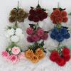 Simulated Small Handle Ball Chrysanthemum Artificial Chrysanthemum Ball Bouquet