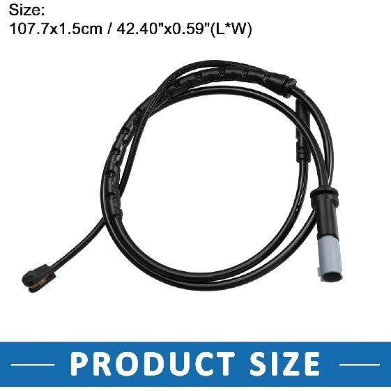 Front Rear Brake Pad Electronic Wear Sensor 34356792567 34356854168 for BMW X5 2011-2018 (Set of 2)