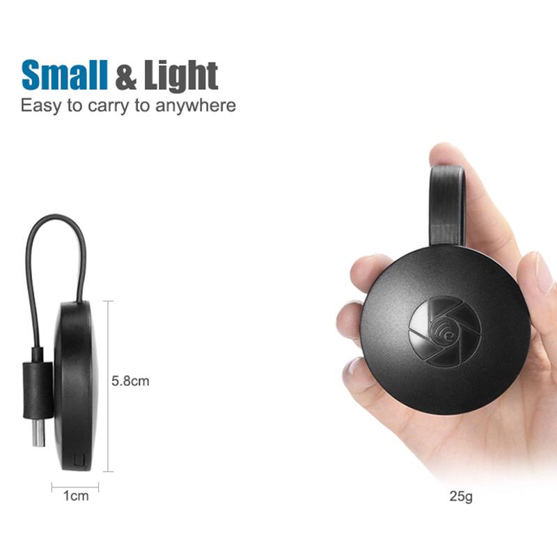 Беспроводной проектор HDMI Dongle Miracast Airplay Mirror WiFi Display Receiver для iPhone iPad 1080P HD TV Stick