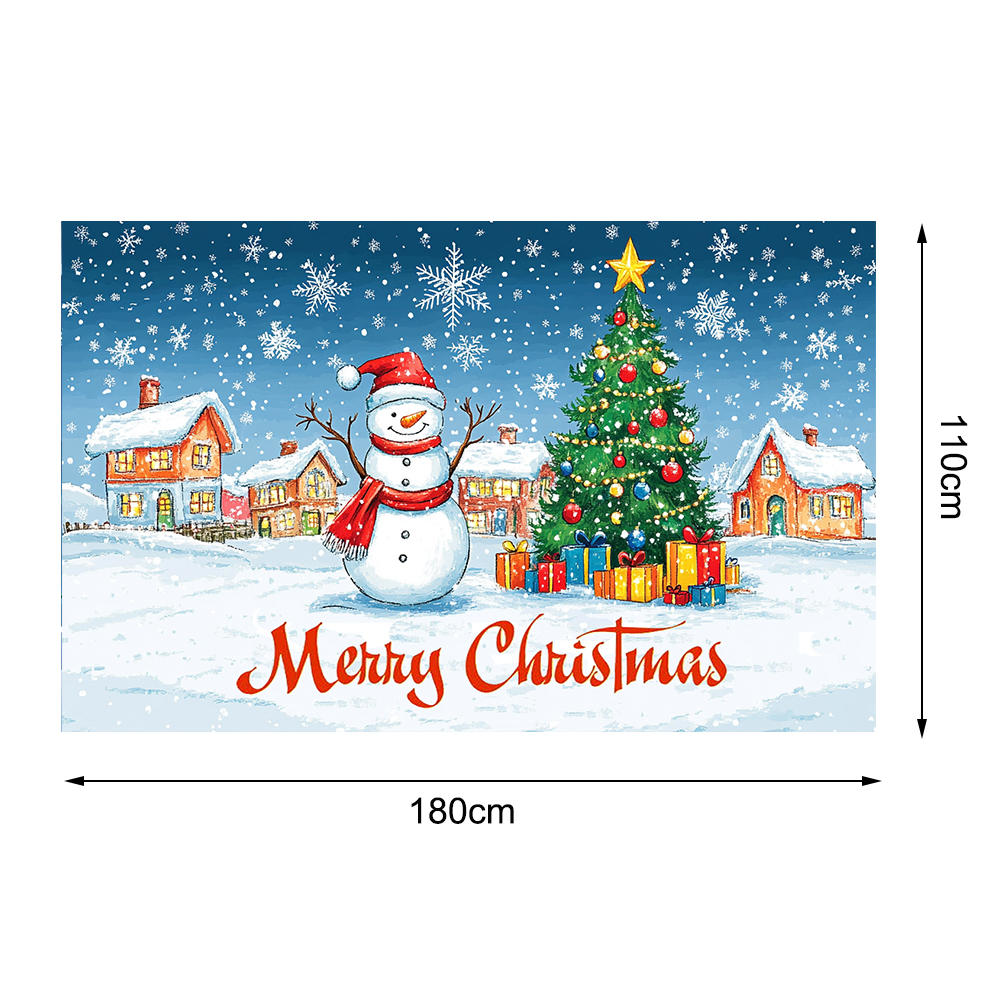 Merry Christmas Banne Christmas Decoraton Merry Christmas Santa Claus Banner Home Decoraton Background Xmas Party New Year Decor