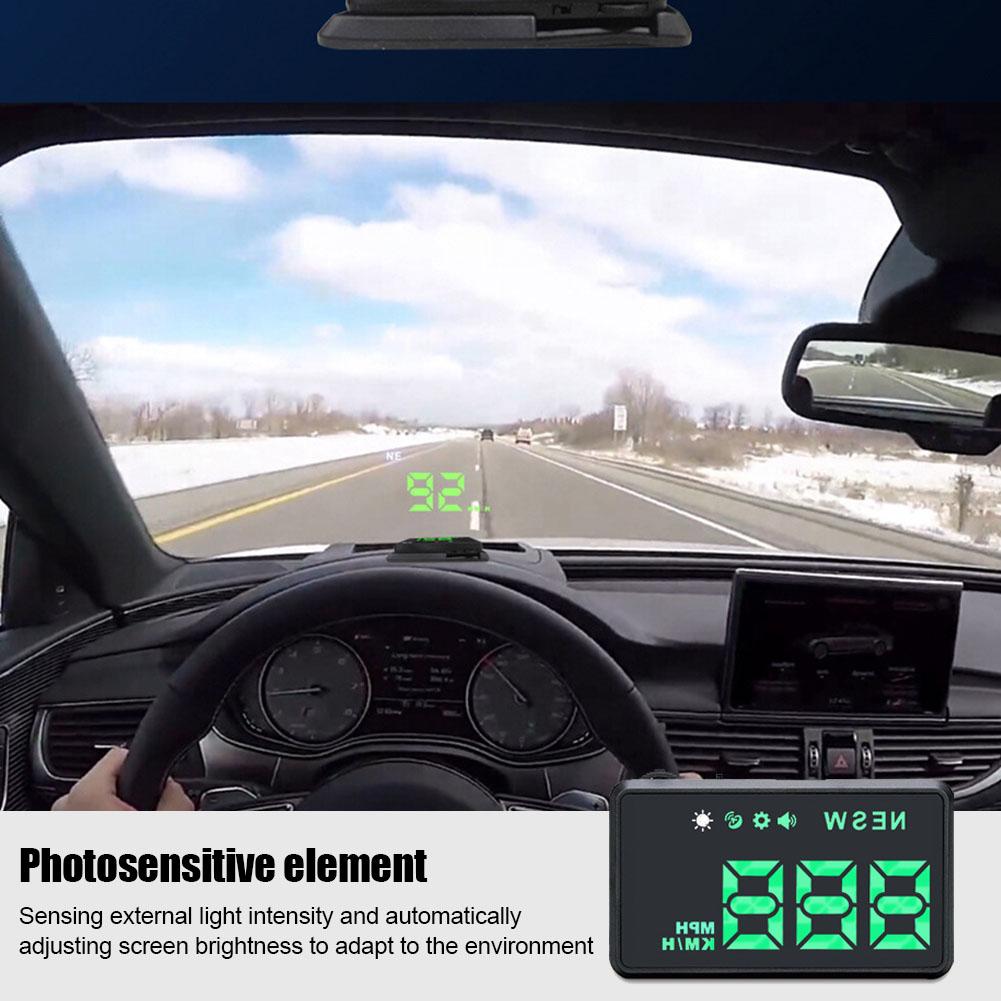 Автомобильный проекционный дисплей GPS цифровой спидометр универсальный USB проектор на лобовое стекло измеритель скорости N8P2