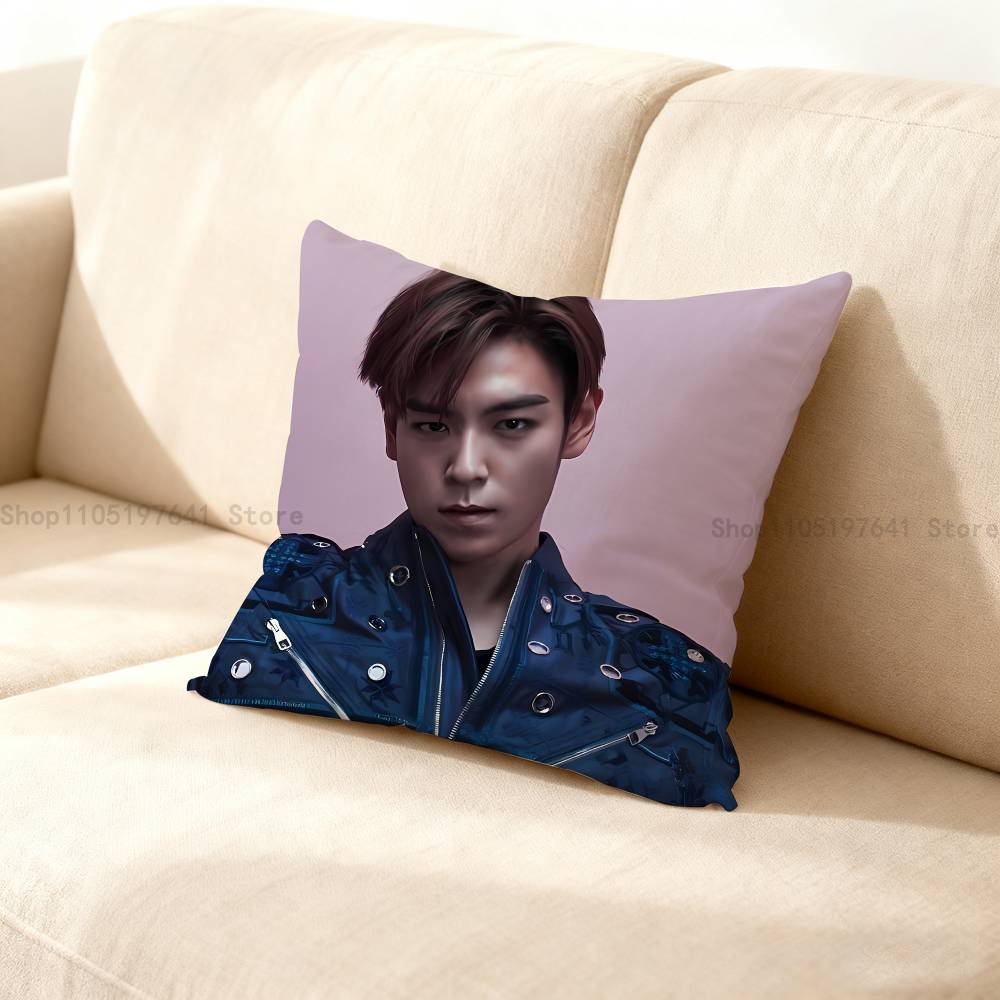 TTOP CChoi SSeung Hyun Anime Celebrity Merchandise AllMatch Printed Pillow Case Sofa Car Office Room Decoration Protector