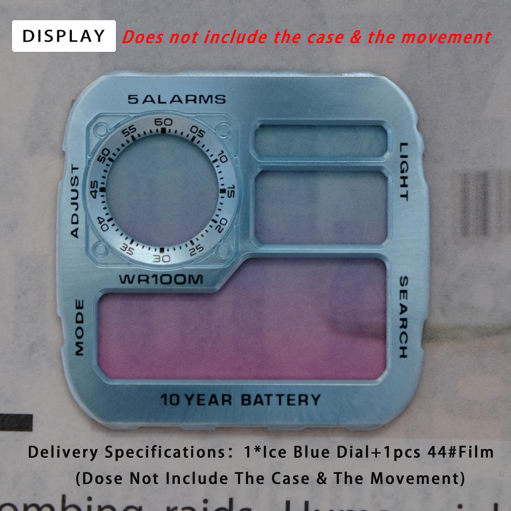 AE1200 Металлический циферблат и корпус Мод-комплект Модифицированный Улучшенный Медный циферблат Стальной корпус Для Casio 3299 AE-1200 Замена Аксессуары для часов