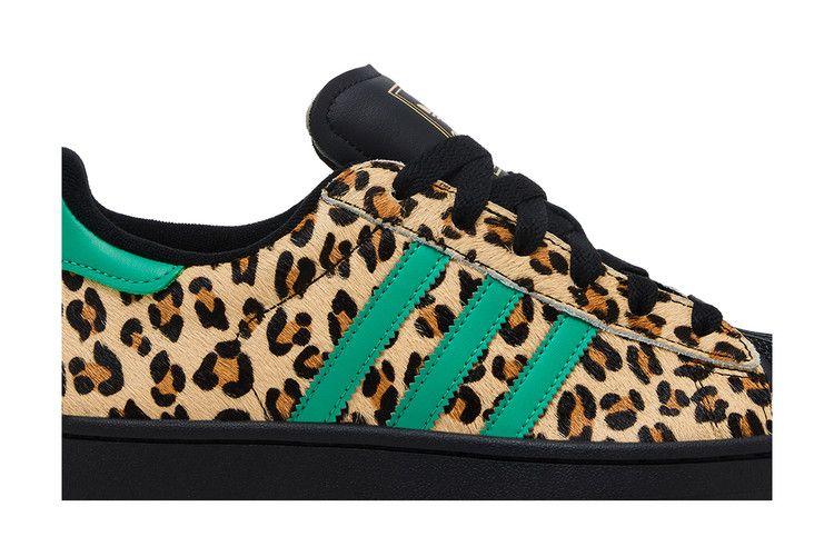 adidas Superstar Black Green Leopard (Women's)