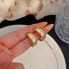 Золотые Серьги-Кольца Женские Серьги-Застежки Легкая Роскошь Высококачественные Серьги Осенние и Зимние Серьги-Кольца