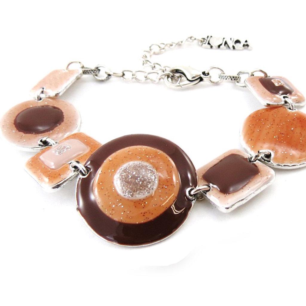 NOA [J1964] - Brown 'Coloring' Designer Bracelet