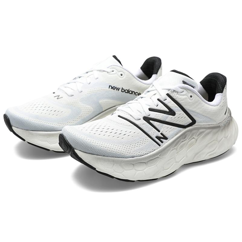 New Balance Кроссовки Fresh Foam X More V4 Белый Черный Металлик MMORCW4