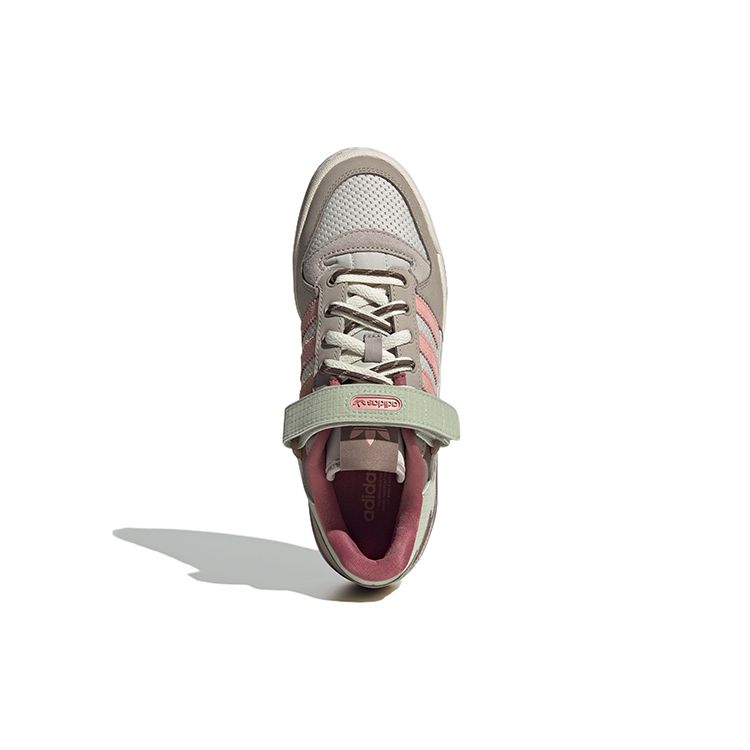 adidas Оригинальные низкие кроссовки Forum Leather Женские кроссовки Коричневый Зеленый Розовый IG1581