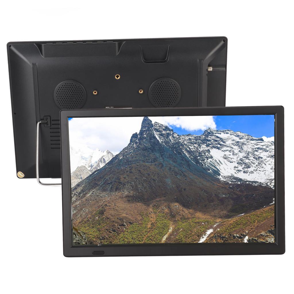 16 Inch Portable LED TV 1080P ATSC High Sensitivity Widescreen USB Digital Tuner AV In Out Digital TV 16 Inch Portable LED TV