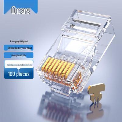 Сетевой коннектор Aucas Cat6 RJ45
