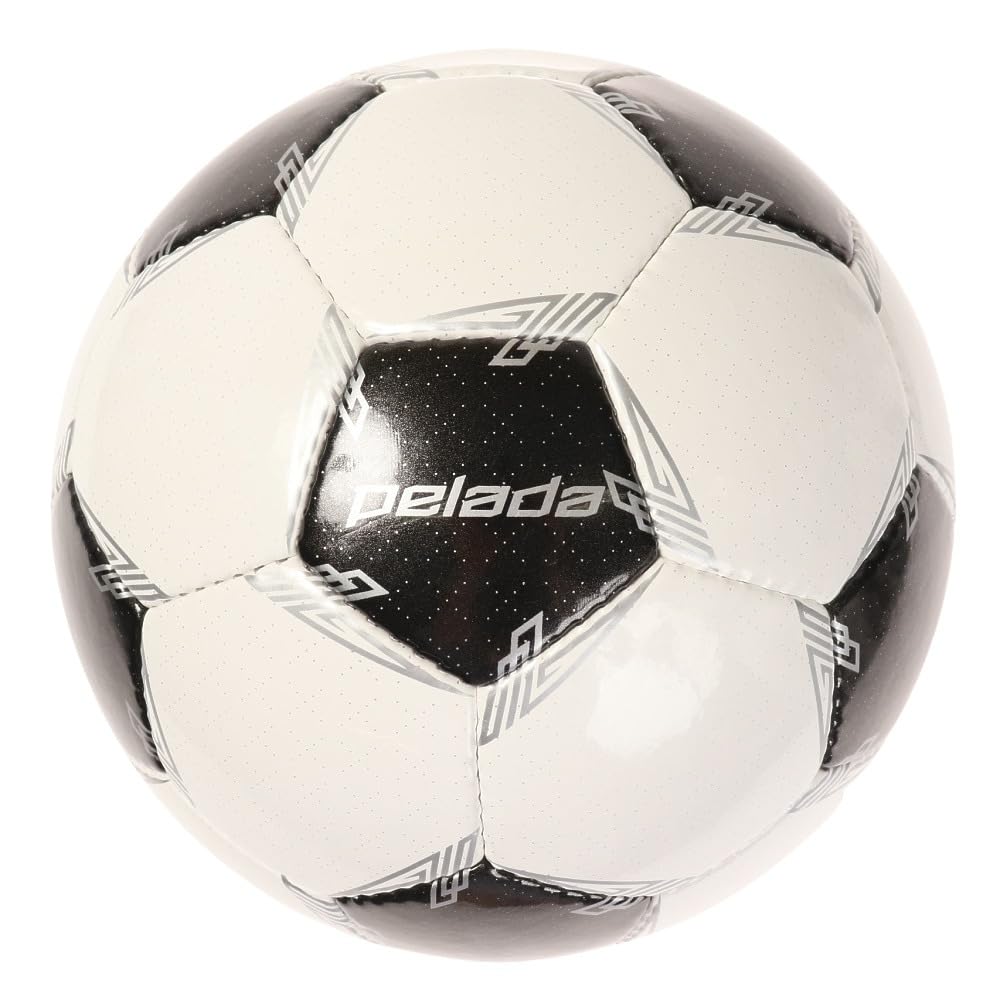 Мяч футбольный Molten Peleda 4000 F4L4000 Размер для футбола Сертифицирован для начальной школы Белый x Металлический черный Мяч, 4, Ученики,