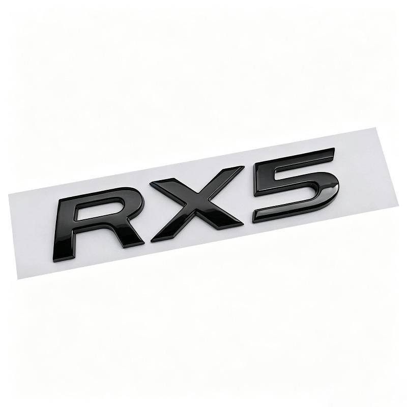 Применимо к наклейке на автомобиль RX5, текстовой наклейке, наклейке модели задней двери, логотипу с английской буквой rx5, логотипу для модифицированного автомобиля