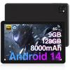 Планшет 10 DOOGEE T10W SIM Free Tablet 10 дюймов WiFi Модель Android 14 Tablet PC 9 ГБ Расширение 8000 мАч Проекция для подарков [Android14 дюймов] RAM+128 ГБ