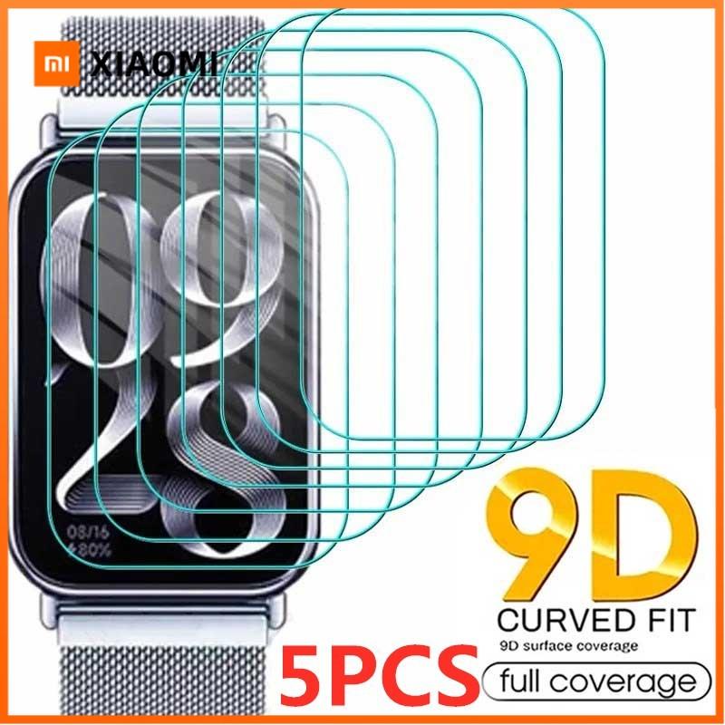 Xiaomi Закаленное защитное стекло для экрана Xiaomi Miband 8 Pro Полное покрытие Ультрапрозрачная защитная пленка для смарт-часов Mi Band 8 Pro