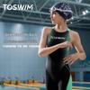 Слитный тренировочный купальник для девочек TOSWIM