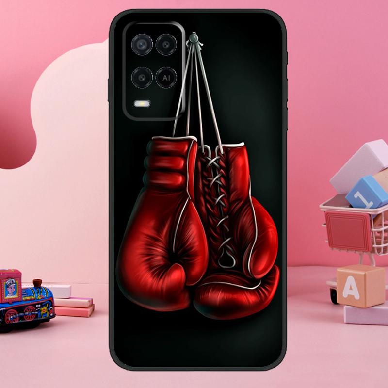 Boxing Gloves Case For Oppo A78 A38 A18 A98 A58 A60 A80 A40 A96 A76 A16 A94 A74 A54 A15 A17 A57 A77 A5 Pro