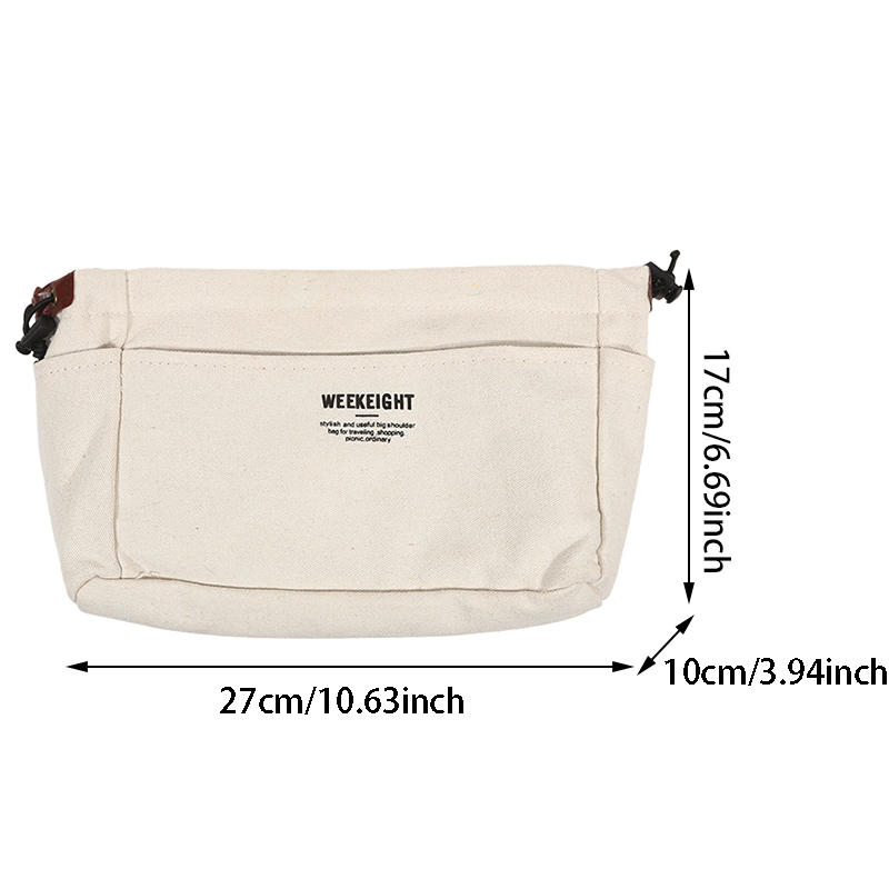 Органайзеры для хранения из холста с завязками, многокарманная сумка-вкладыш, легкая портативная дорожная сумка для хранения