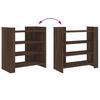 Sideboard in Brown Oak Look 73.5 x 35 x 75 cm Particleboard