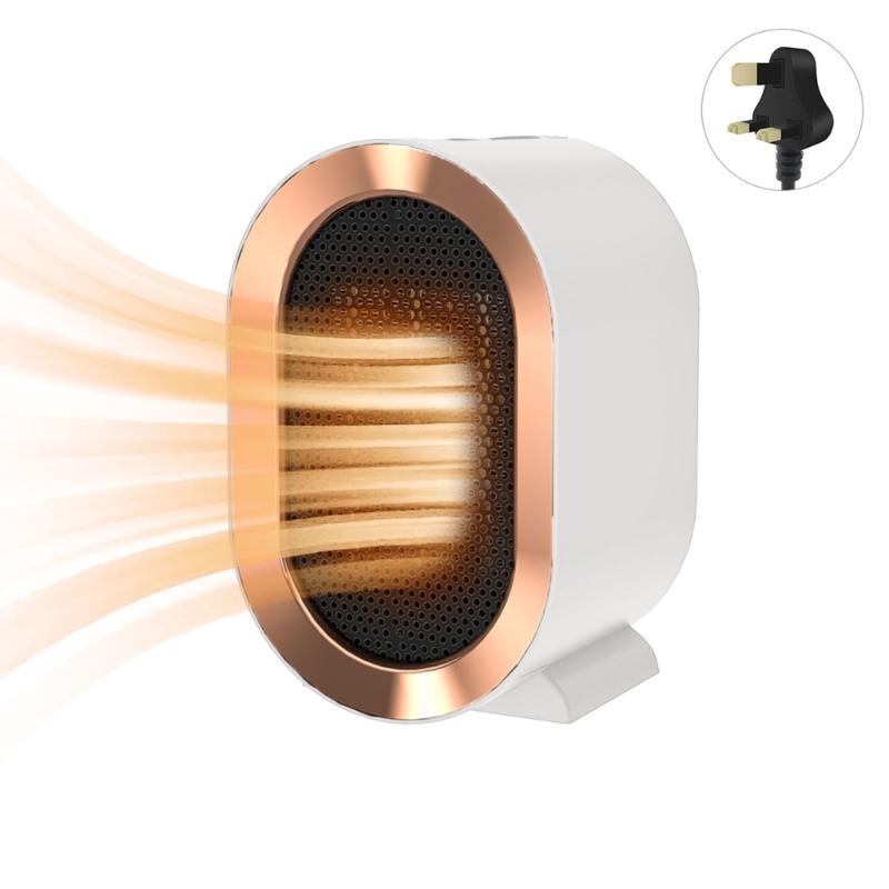 2-ступенчатый регулируемый небольшой обогреватель, портативный тепловентилятор для использования в помещении дома