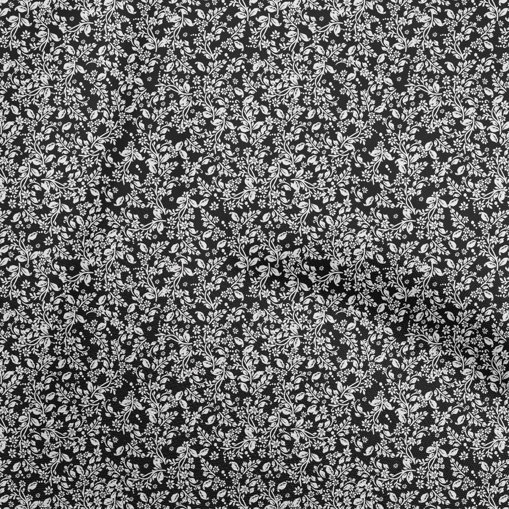 oneOone Ткань Cotton Flex Blue с цветочным рисунком, силуэт Diy, стеганая ткань, принт, ткань по ярдам 40 дюймов