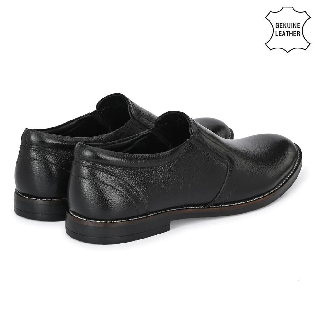 Мужские формальные туфли без шнуровки из натуральной кожи с противоскользящей подошвой и мягким воротником с антимикробным и теплоизоляционным покрытием