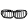 Глянцевая черная двухполосная решетка радиатора для BMW X1 F48 (2020-2022)