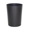 Bronze Metal Bathroom Wastebasket Decorative Trash Container Sleek Design Durable Open Top Indoor Use Household Bin