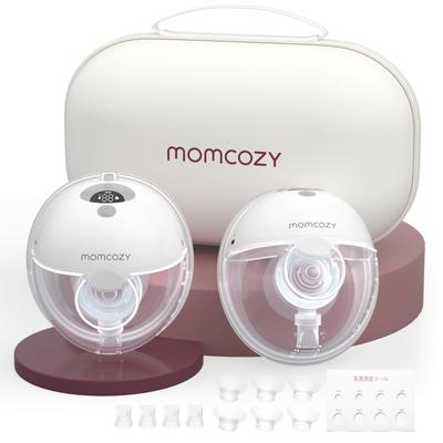 Momcozy M5 Электрический молокоотсос без рук Легкий и тонкий, носимый, легко чистить 3 режима, 9 уровней регулировки, 2 шт., Серый