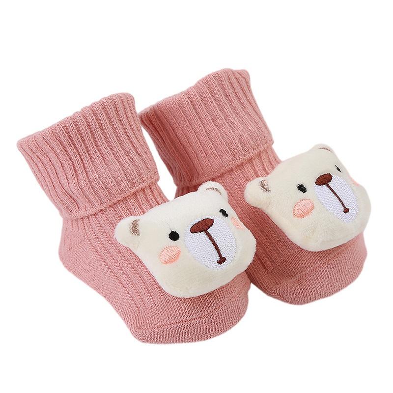 Детские носки, нескользящие носки для малышей, милые хлопковые носки с героями мультфильмов для малышей