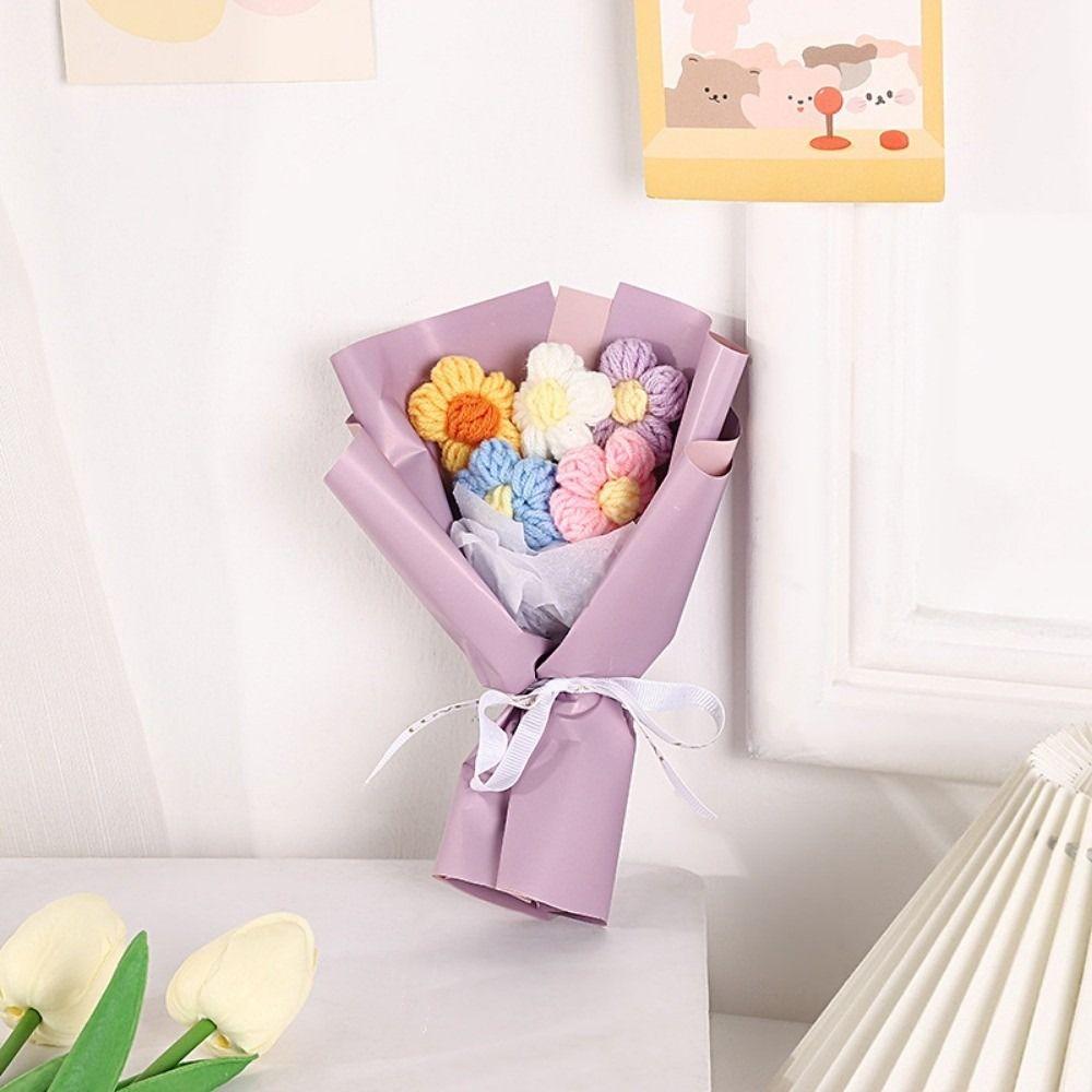 Для Влюбленных Домашний Декор Вязаные Крючком Цветы Ручной Вязки Ручного Плетения Цветок Искусственные Цветы Букеты