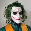 Темный рыцарь Бэтмен Джокер Латексная маска Парик Хэллоуин Ужас Реквизит
