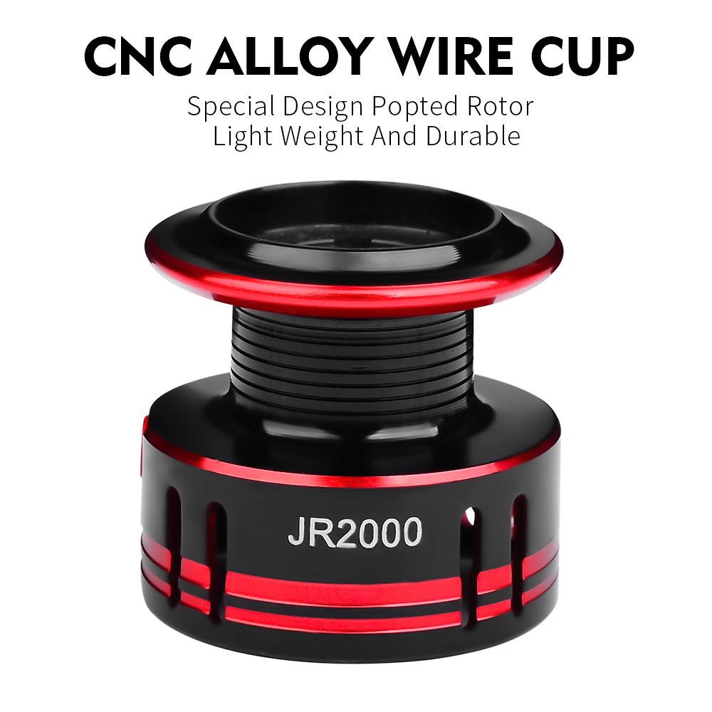 Сверхлегкая катушка для спиннинга 2000 5.2:Катушка с 1 передаточным числом. Металлическая спиннинговая катушка 1BB, универсальная для морской и пресной воды. Максимальное тяговое усилие 5 кг.