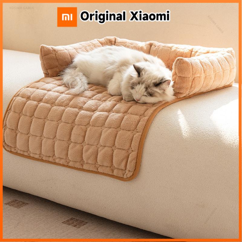 Xiaomi Soft Flannel Pet Bed Mat Winter Warmth Cat Bed Plush Mat Breathable Non-Slip Comfortable Cat Bed Sleeping Pad Pet Supplies