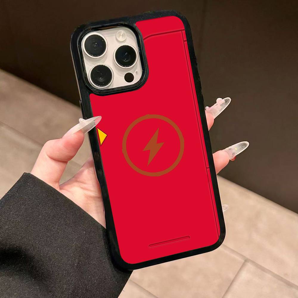 Чехол для телефона Pokedex Alt с магнитной зарядкой для iPhone 17 16 14 13 12 11 15 Pro Max Для Magsafe Беспроводной