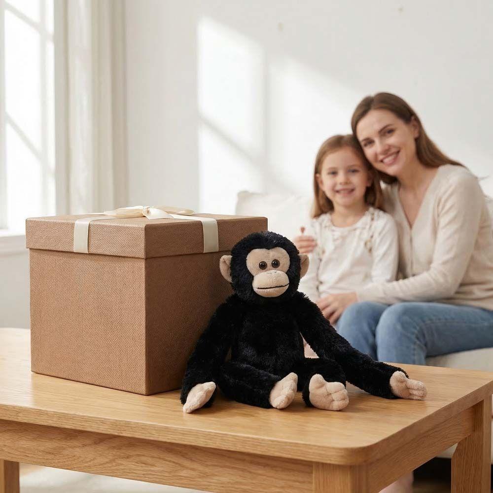 Stuffed Doll Large Plush Monkey Doll Realistice Orangutan Plush Doll Monkey Plush Toy Kid Gift