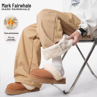 Мужские зимние повседневные брюки Mark Fairwhale с флисовой подкладкой, прямого кроя