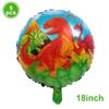 3D Dinosaur Foil Balloon Boy's Birthday Party Decoration Dinosaur Party Balloon Banner Jungle Animal Part Supplies
