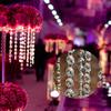 1Pc 3.3ft Clear Acrylic Beads Garland Chandelier Hanging Curtains Wedding Supplies