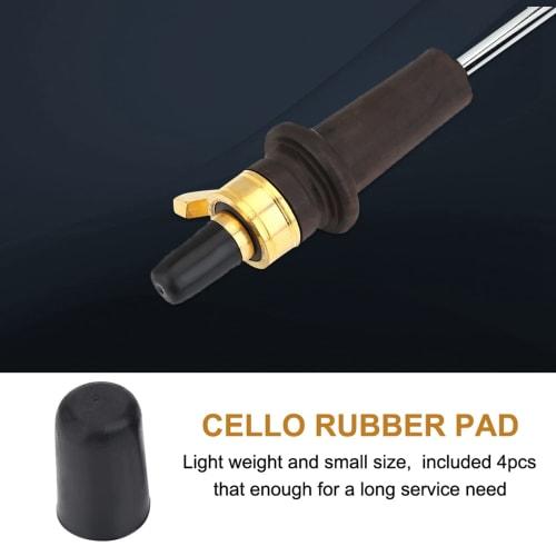 Cello Endpin NOn Slip Cap for Instrument Protection, Black Rubber Tip, Rubber Tip End, Endpin Cap, Rubber Material, Endpin Rubber Protector, Rubber Ti