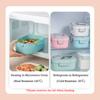 1200 мл двухслойный ланч-бокс с ручкой микроволновая печь Bento Box для школы офис еда герметичная свежая коробка контейнеры для хранения