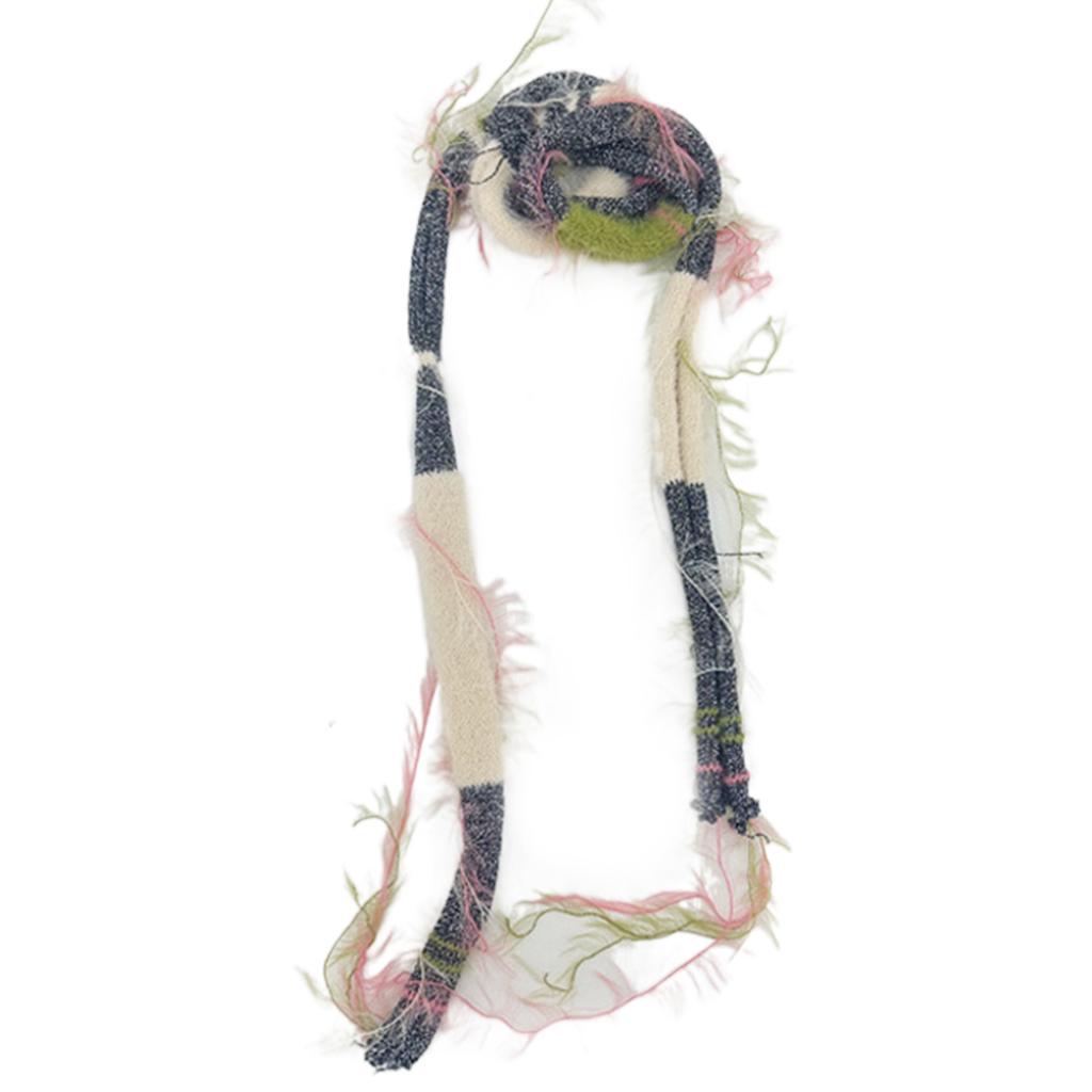 Furry Scarf for Women Long Skinny Belt Necktie Neck Scarf Y2K Girls Photo Props Long Neckerchief Skinny Scarf Necktie