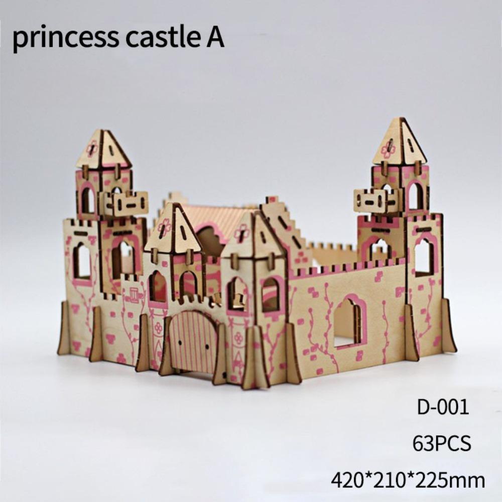 Национальный День 3D Деревянная Стерео Пазл Детский DIY Ручная Работа Украшение Образовательная Пазл Игра Игрушка WL-002