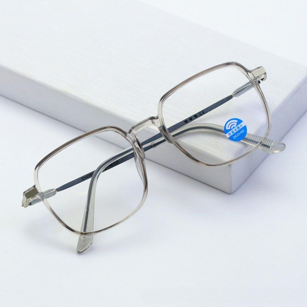 Anti-radiation Blue Light Glasses Transparent Square Frame Glasses for Women Eyewear