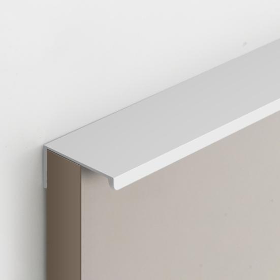 Ручка для шкафа, фурнитура для кухонного шкафа, прочная конструкция, устойчивая к ржавчине, простая установка, тяга для крепления края шкафа с винтами