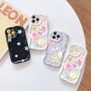 Cute Cartoon Pattern Cream Texture Casing Wavy Edge Soft Silicone Cover Phone Case for OPPO Reno Realme