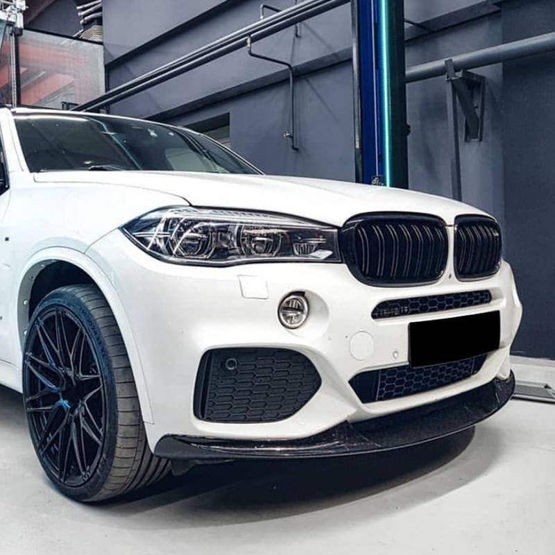 Car Front Bumper Spoiler Lip Lower Splitter Guard Blade For BMW X5 F15 M Sport 2014 2015 2016 2017 2018