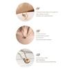 Voyager Titanium Rose Gold Cross Ring Necklace