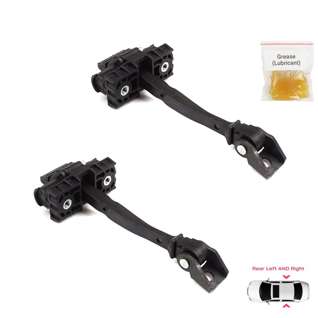 BDP1342-1 2 Pieces Rear Door Hinge Brake Stop Check Strap Limiter for VW Golf MK7 5G 2012-2020 4/5 Door Alltrack Sportsvan Variant e-Golf 5G4839249A